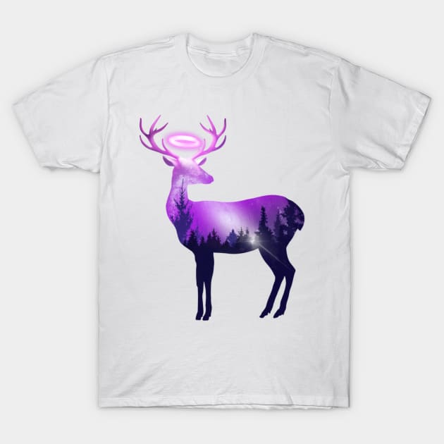 Deer nature #4 T-Shirt by euglenii